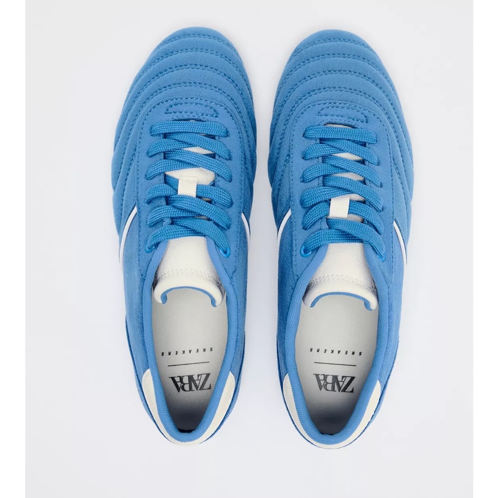 Zara Blue Padded Running Shoes